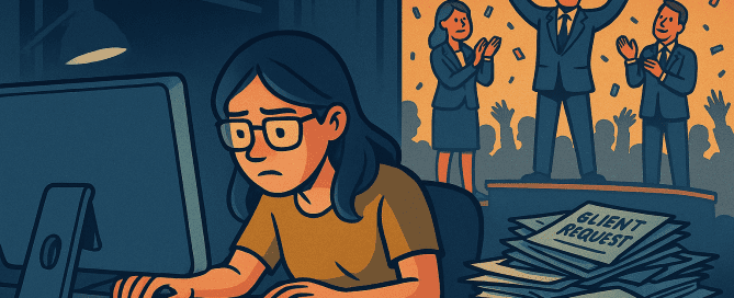 Waarom creatieven altijd de sjaak zijn De onzichtbare maker applaus voor de show, onbetaald voor het werk