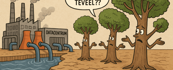 Bomen zijn tegen klimaatleugens bomen zorgen voor droogte-digitale druktemaker