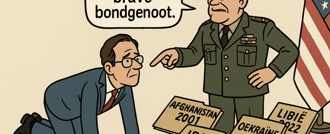 Vrede op z’n Amerikaans is amerika wel zo vredig-nederland als slaafje