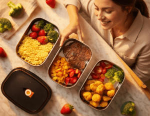 De simpele hack die je lunchproblemen oplost (voordat je weer koud eet) - Eveline Meijvogel lunchbox opwarmen voor onderweg of werk-warme lunch onderweg-evelinemeijvogel.nl-120W Elektrische Lunchbox – Verwarmde Broodtrommel voor Auto